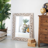 Specchiera da parete in legno Casablanca