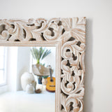 Specchiera da parete in legno Casablanca