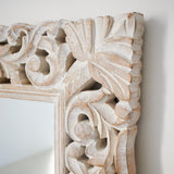 Specchiera da parete in legno Casablanca