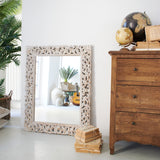 Specchiera da parete in legno Casablanca