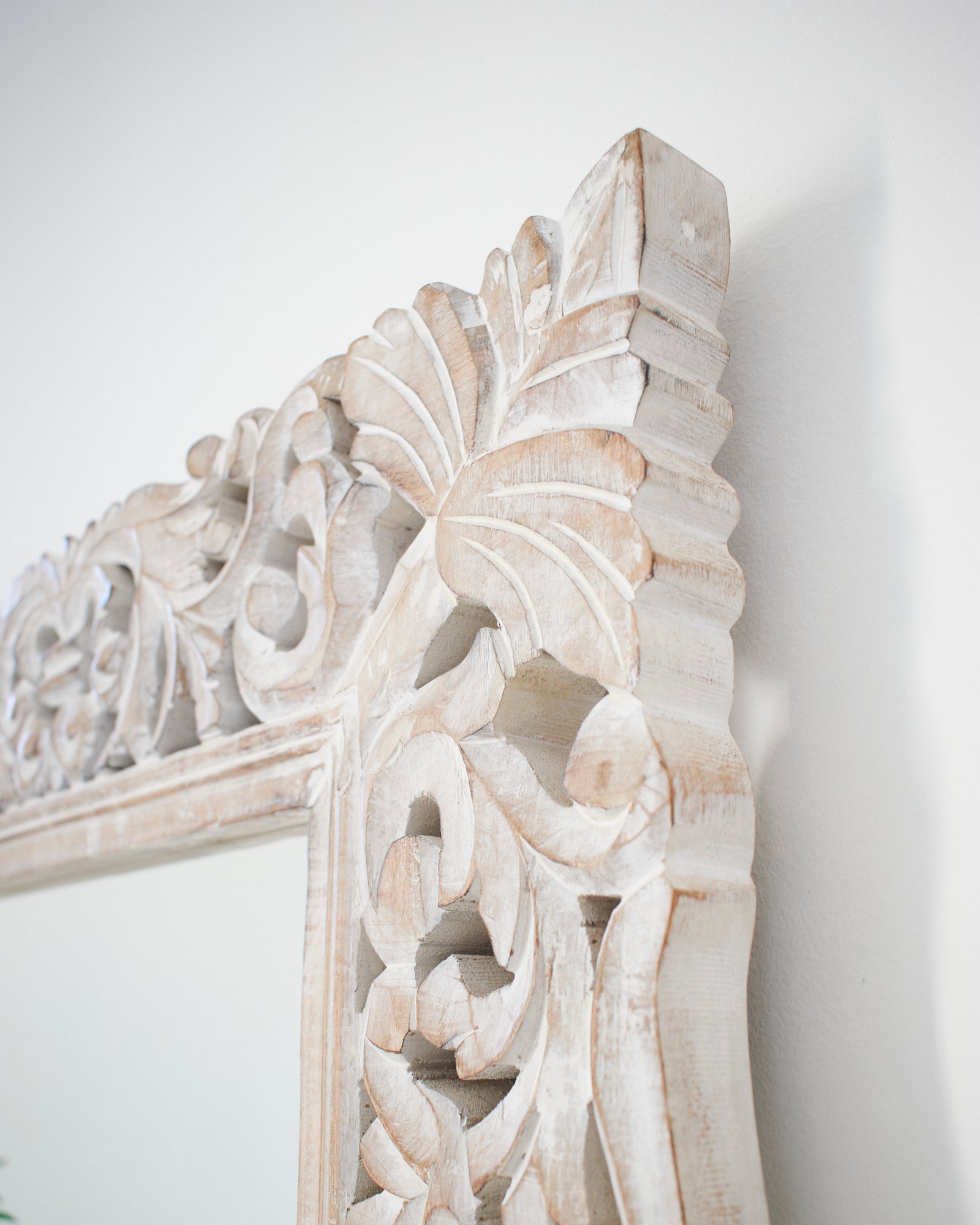 Specchiera a figura intera in legno Ibiza - OrchideaMilano1981