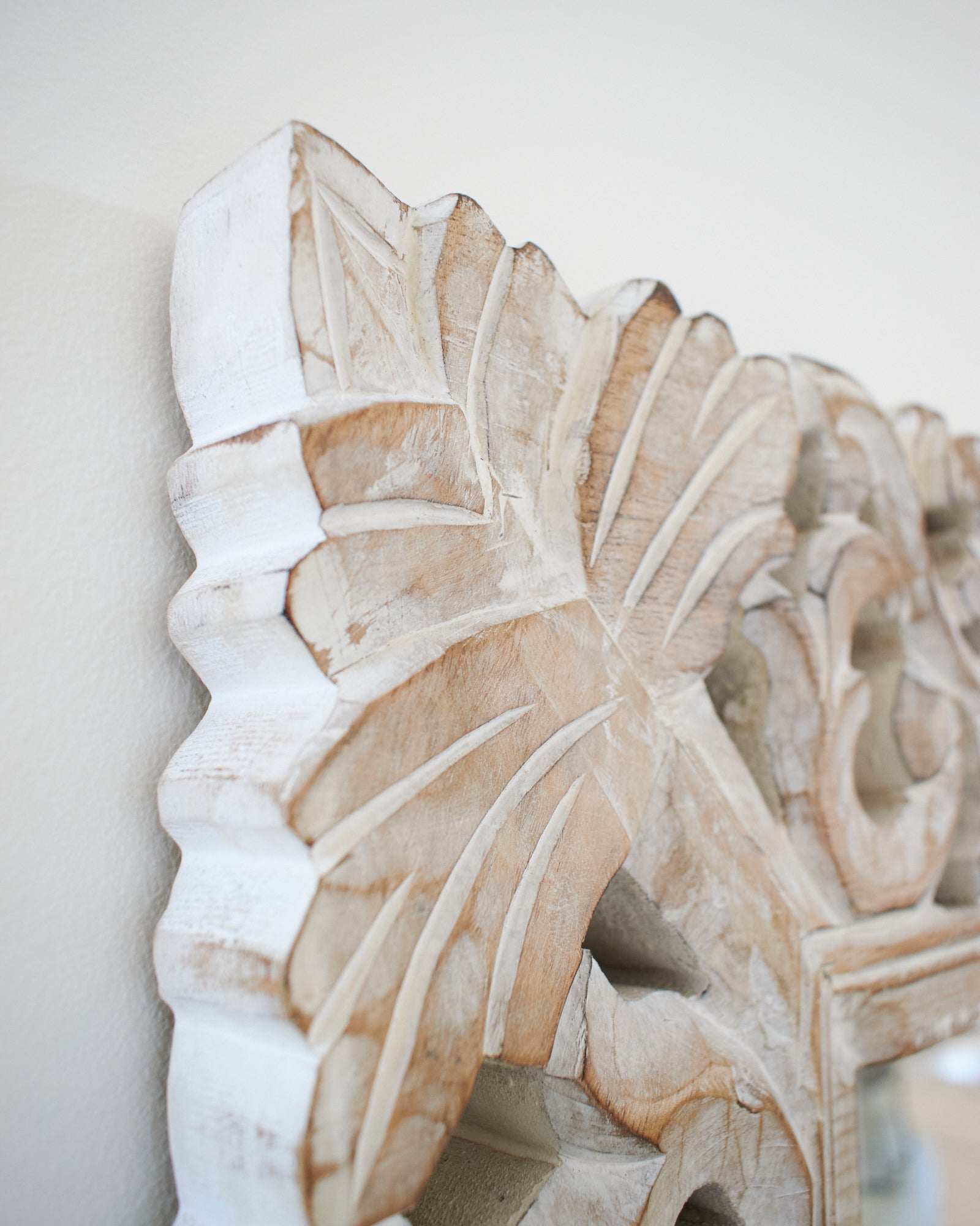 Specchiera a figura intera in legno Ibiza - OrchideaMilano1981