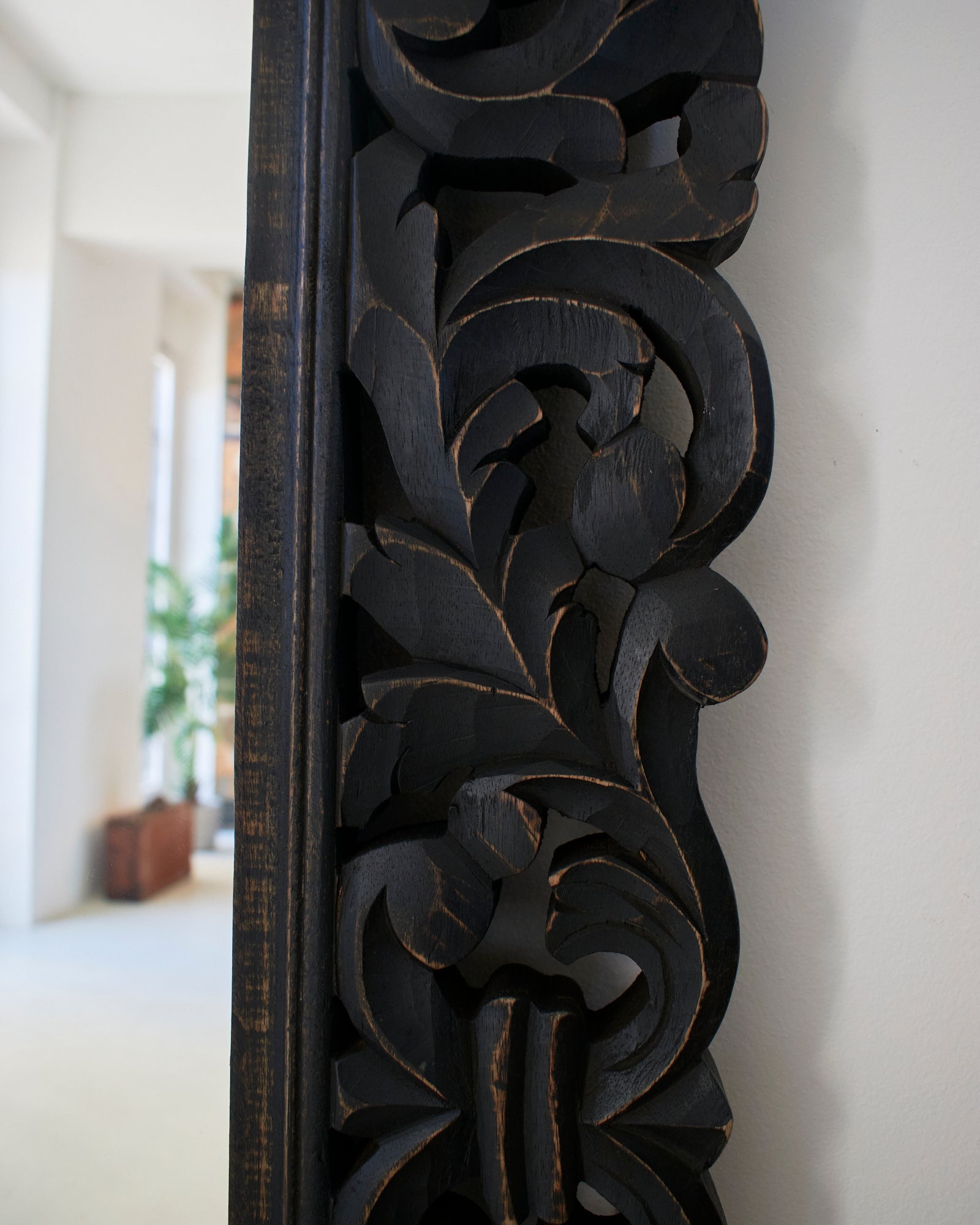 Specchiera a figura intera in legno Amburgo - OrchideaMilano1981