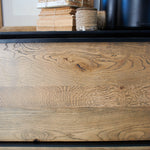 Cassettiera in legno massello di rovere Oakwood 95 cm - OrchideaMilano1981