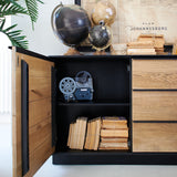 Credenza in legno massello di rovere Oakwood 170 cm