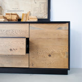 Credenza in legno massello di rovere Oakwood 170 cm