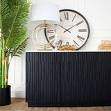 Modernes Sideboard aus Massivholz und Marmor 5th Avenue 174 cm