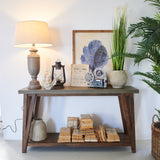 Modern Wooden Console Concrete