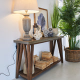 Modern Wooden Console Concrete