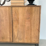 Credenza 4 ante in legno e ferro Skyline 180 cm