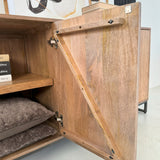 Credenza 4 ante in legno e ferro Skyline 180 cm