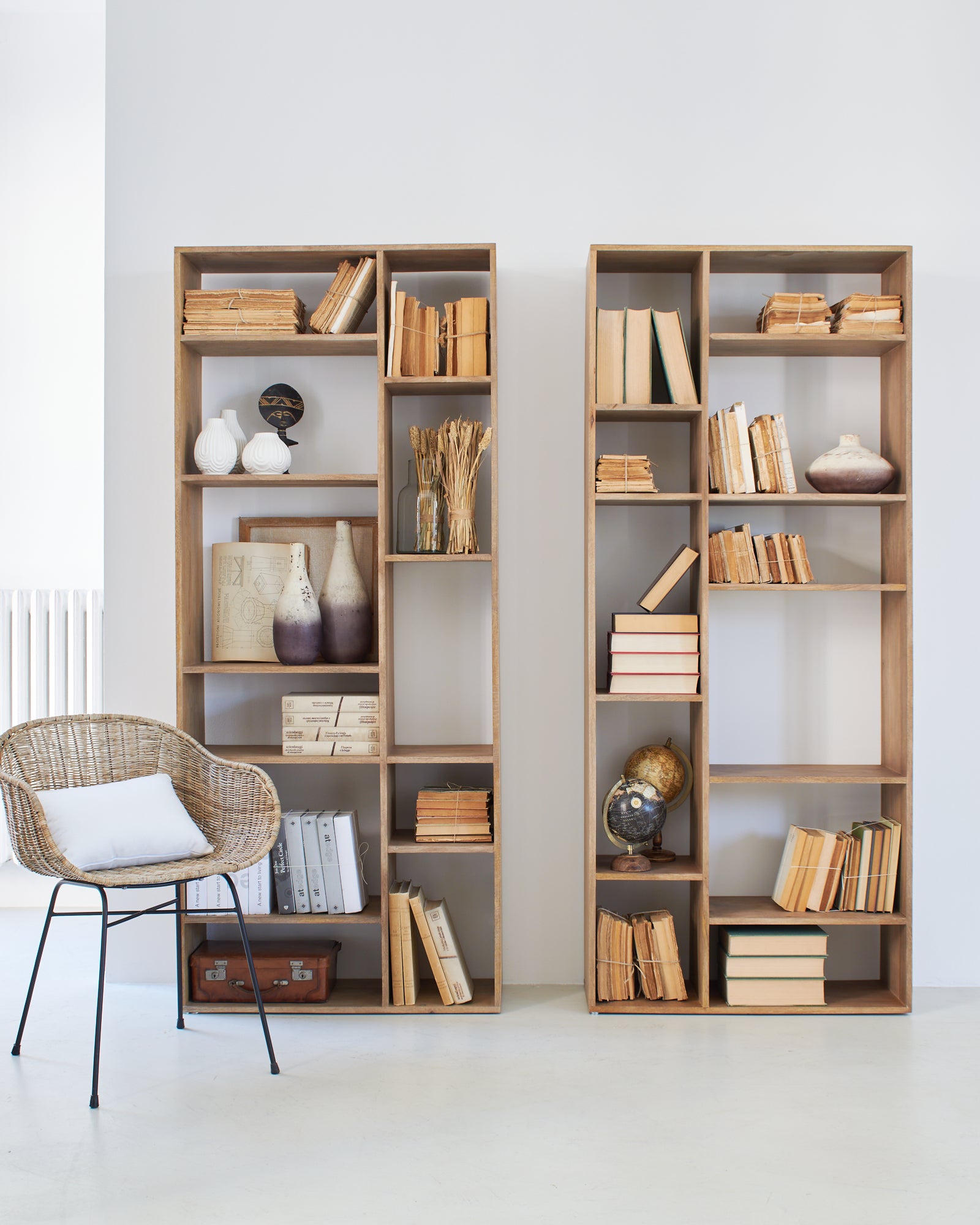 Libreria modulare in legno Skyline 80 cm - OrchideaMilano1981