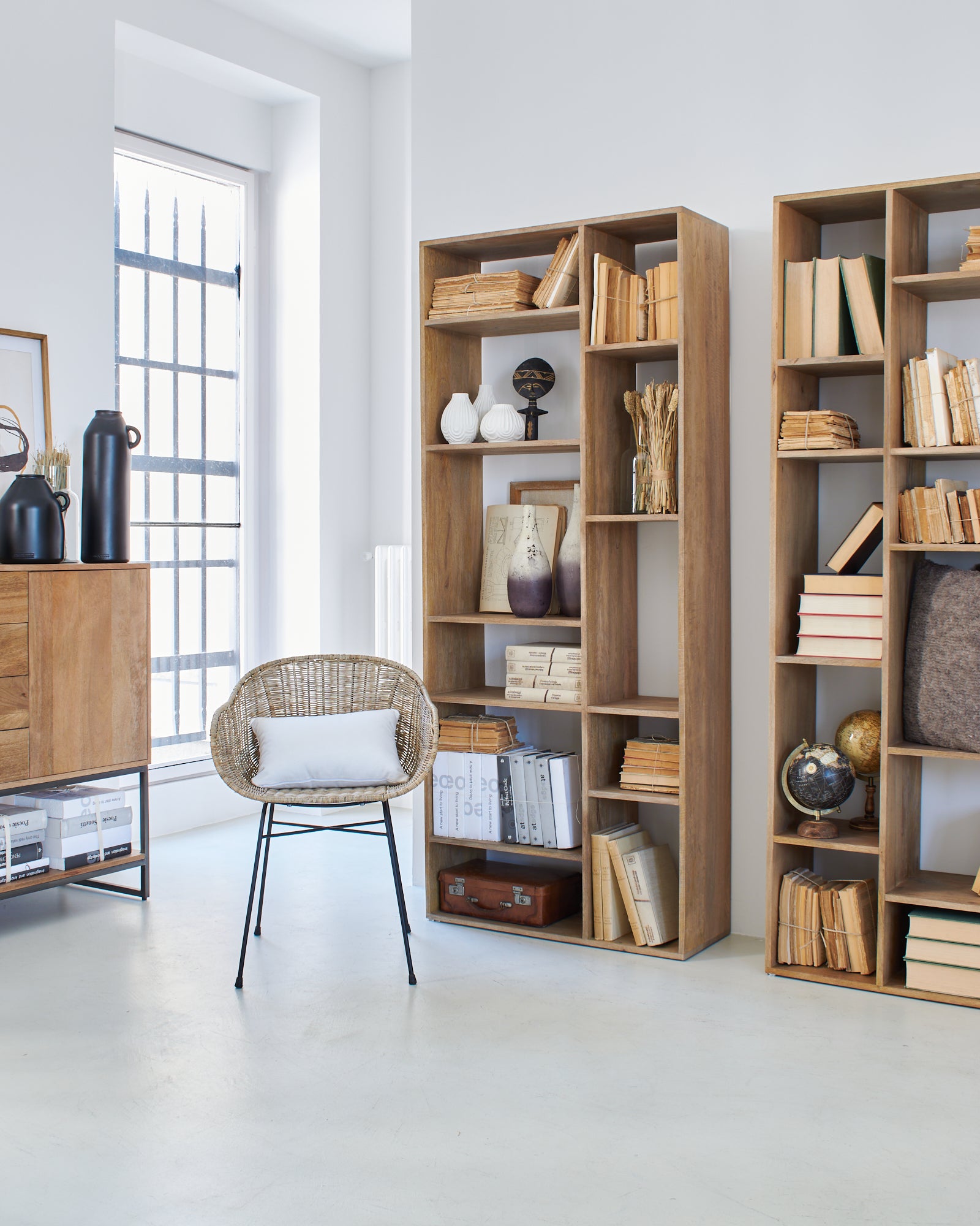 Libreria modulare in legno Skyline 80 cm - OrchideaMilano1981