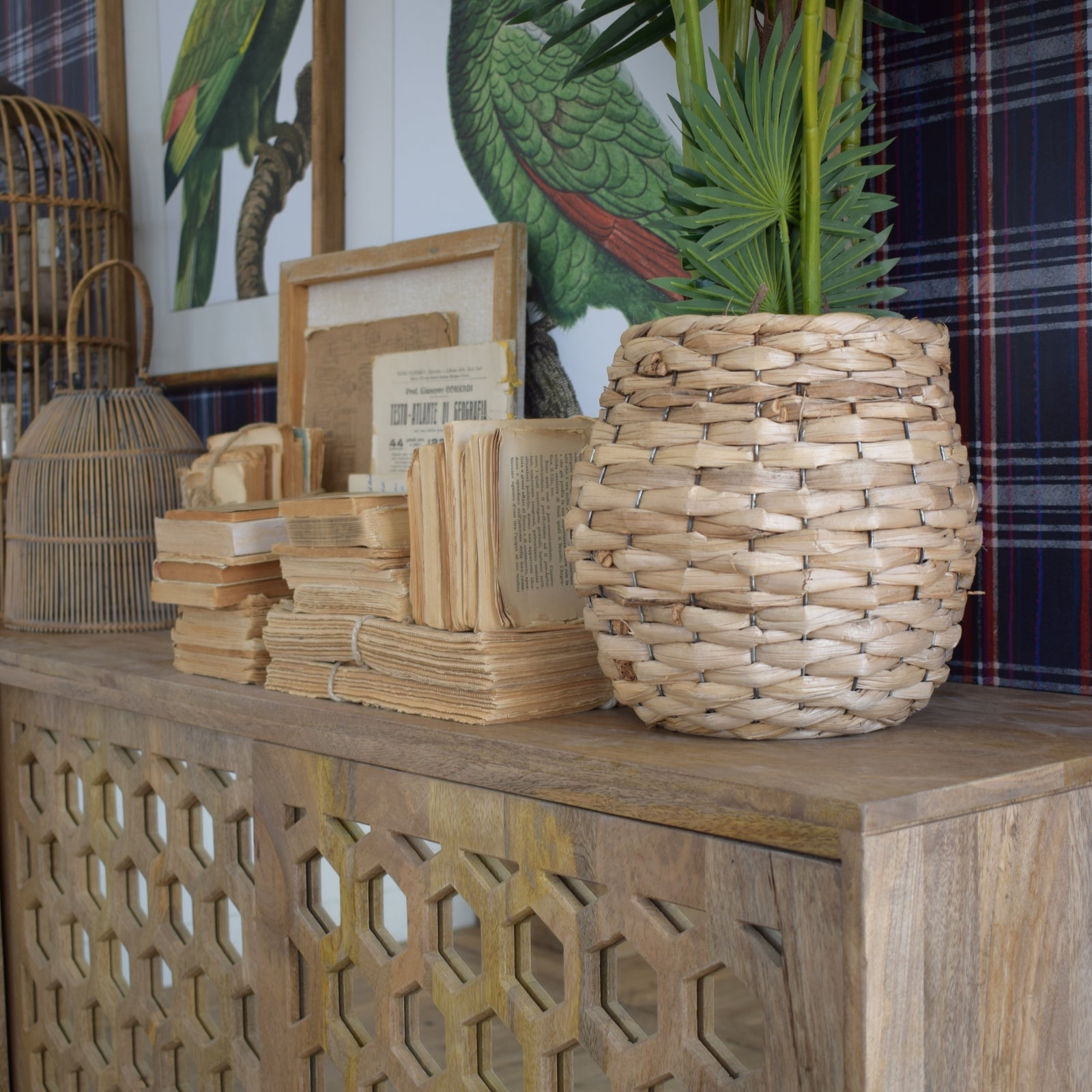 Credenza in legno e specchi a 3 ante scorrevoli Modern Light 175 cm - OrchideaMilano1981