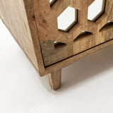 Credenza in legno e specchi a 3 ante scorrevoli Modern Light 175 cm