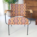 Poltrona in tessuto kilim e ferro Teepee