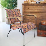 Poltrona in tessuto kilim e ferro Teepee