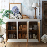 Credenza in legno massello Anguilla 140 cm