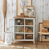 Credenza in ferro e vetro Cap Ferrat 73 cm