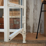 Credenza in ferro e vetro Cap Ferrat 73 cm