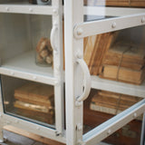 Credenza in ferro e vetro Cap Ferrat 73 cm