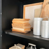 Vetrina industriale in ferro e vetro Antique Black 90 cm