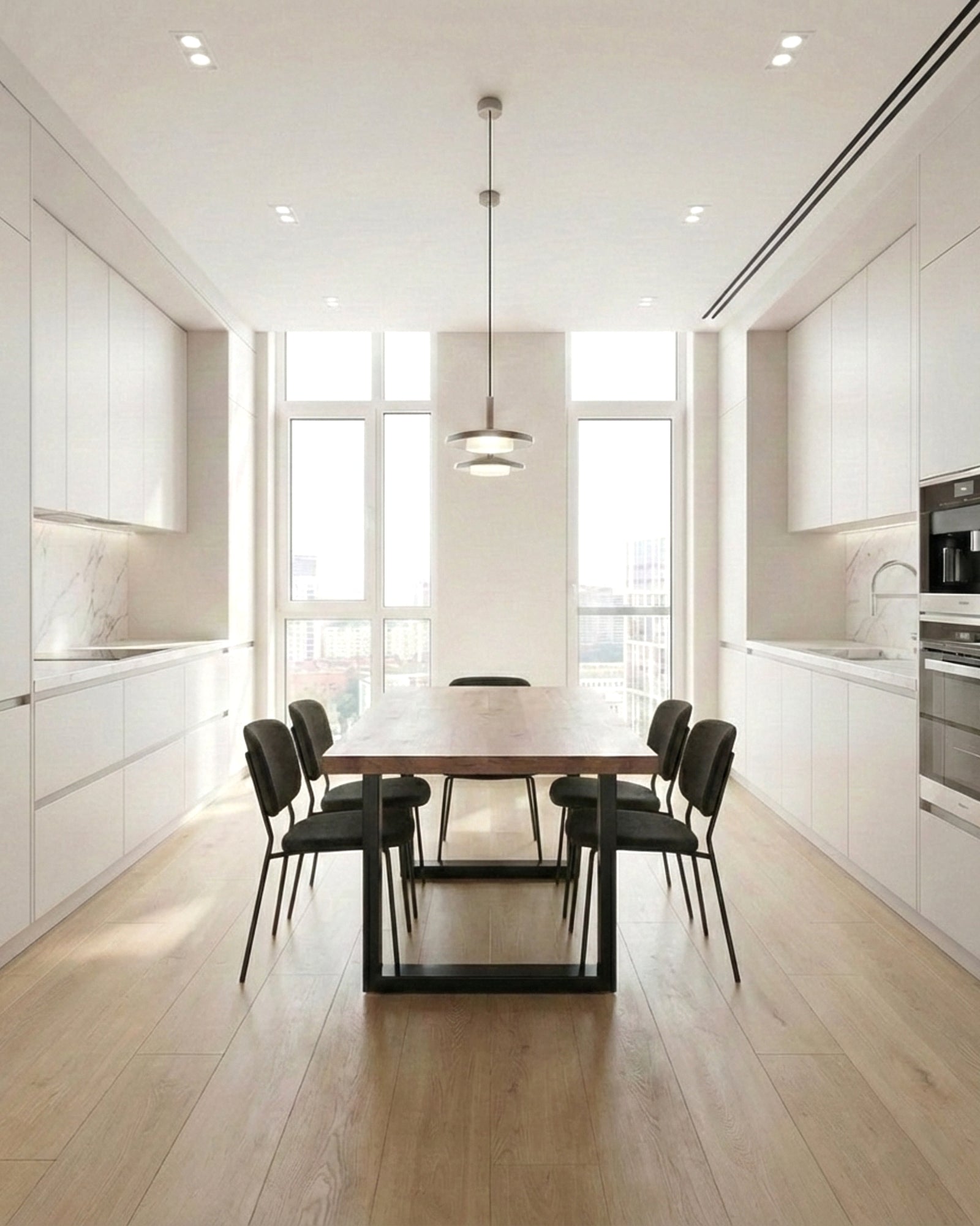 Tavolo in legno e ferro Denver Small 180 cm - OrchideaMilano1981