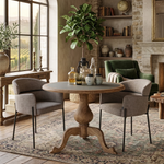 Tavolo rotondo in legno massello da bistrot Chelsea 95 cm - OrchideaMilano1981