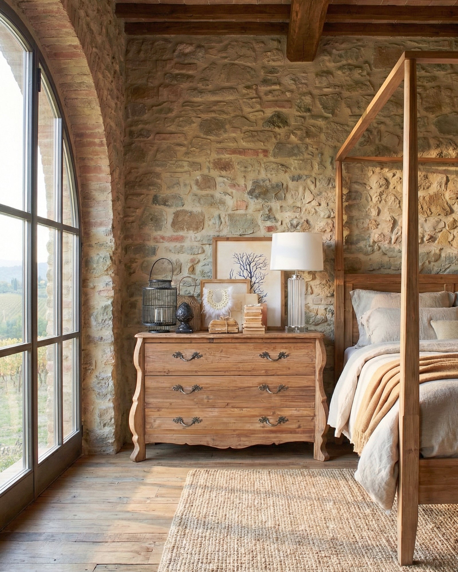 Cassettone in legno Chateau 140 cm - OrchideaMilano1981