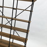 Industrielles Bücherregal aus Holz und Eisen Boulangerie XL 213 cm