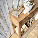 Consolle 3 cassetti in legno di recupero Grenier - OrchideaMilano1981
