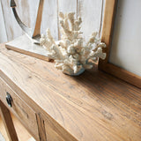 Consolle 3 cassetti in legno di recupero Grenier - OrchideaMilano1981