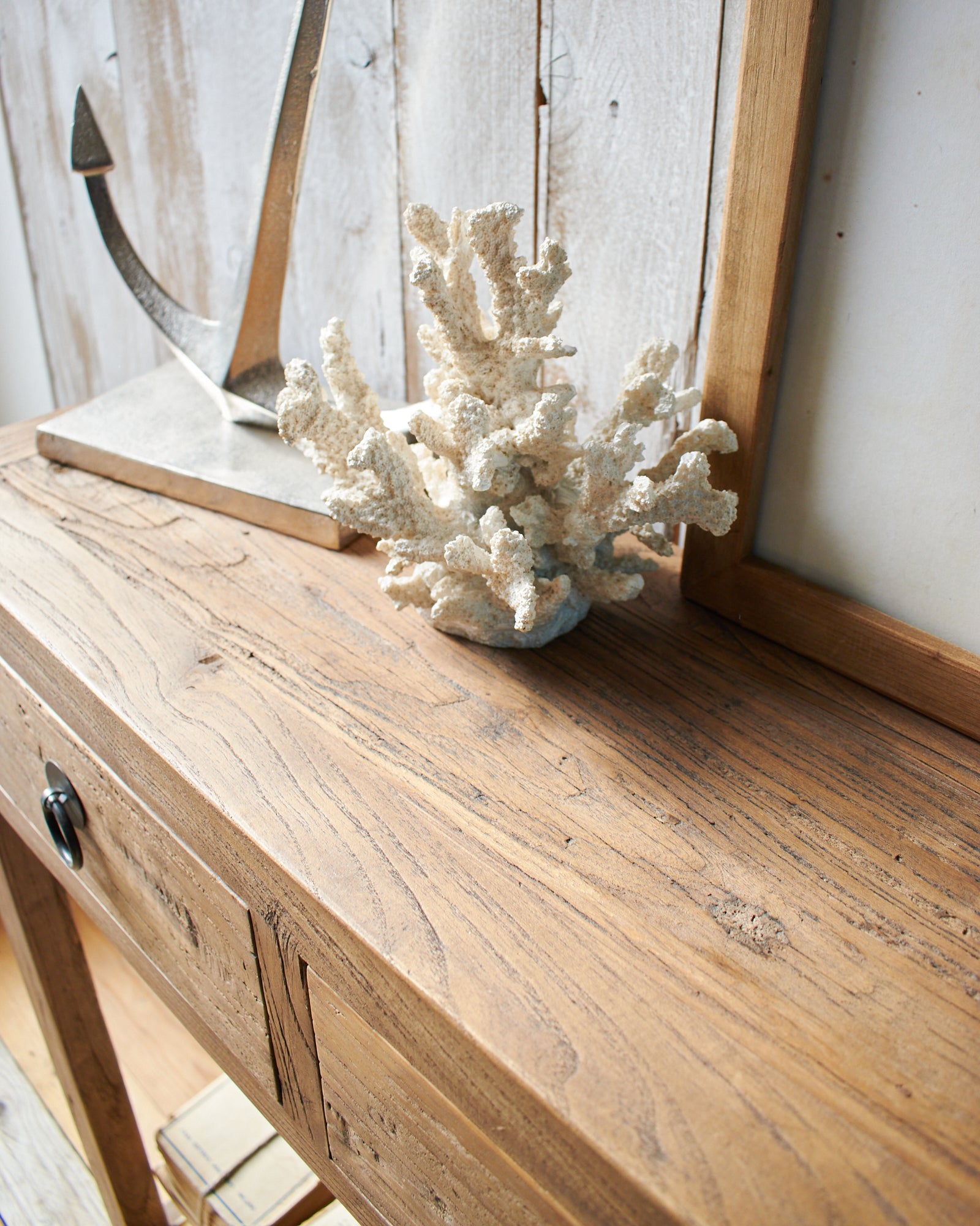 Consolle 3 cassetti in legno di recupero Grenier - OrchideaMilano1981