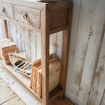 Consolle 3 cassetti in legno di recupero Grenier - OrchideaMilano1981