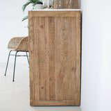 Cassettiera in legno di rovere e marmo Carloforte