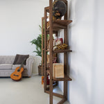 Libreria in legno di olmo di recupero Grange 200 cm - OrchideaMilano1981