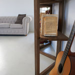 Libreria in legno di olmo di recupero Grange 200 cm - OrchideaMilano1981
