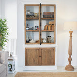 Andalusia 120cm solid wood 2-door display cabinet