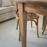 Extendable table in reclaimed oak wood Depot 90-180 cm