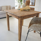 Extendable table in reclaimed oak wood Depot 90-180 cm