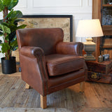 Cambridge Vintage Leather Armchair