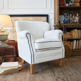 Tibet Sheepskin Fur Fabric Armchair