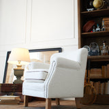 Tibet Sheepskin Fur Fabric Armchair