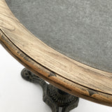 Paris 70cm runder Bistrotisch aus Massivholz