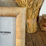 Portafoto con cornice in osso Cinnamon - OrchideaMilano1981