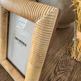 Portafoto con cornice in osso Cinnamon - OrchideaMilano1981