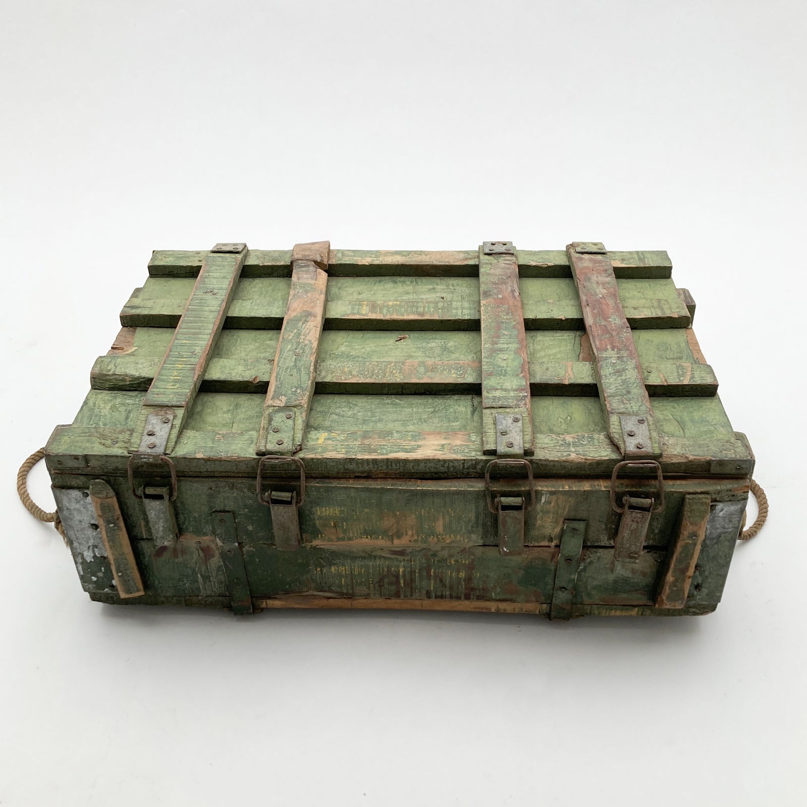 Baule in legno vintage Army modello B - OrchideaMilano1981