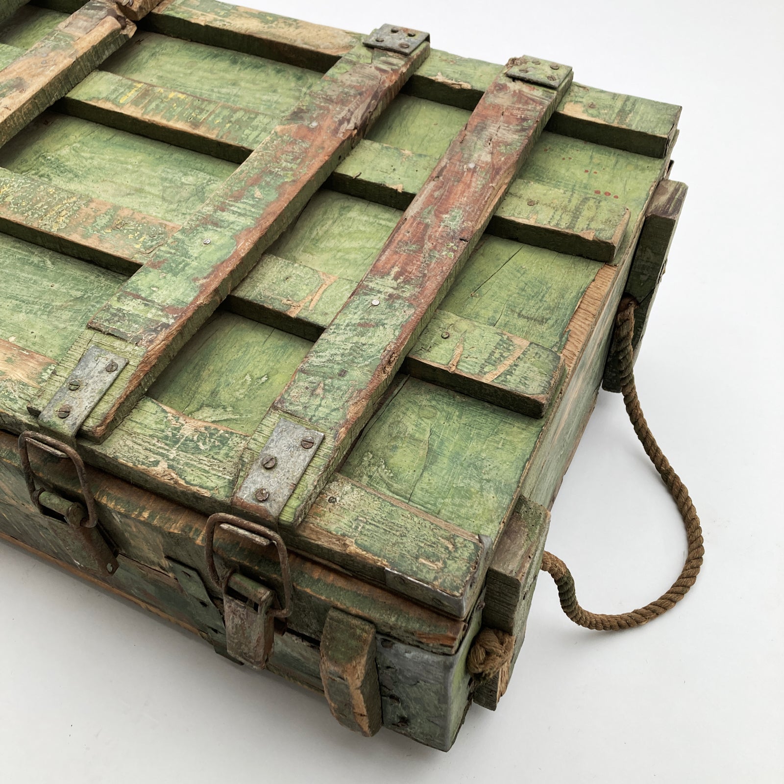 Baule in legno vintage Army modello B - OrchideaMilano1981
