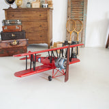 Aereo in lamiera Red Baron
