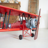 Aereo in lamiera Red Baron
